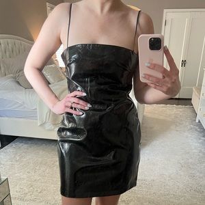 Lovers + Friends black mini dress